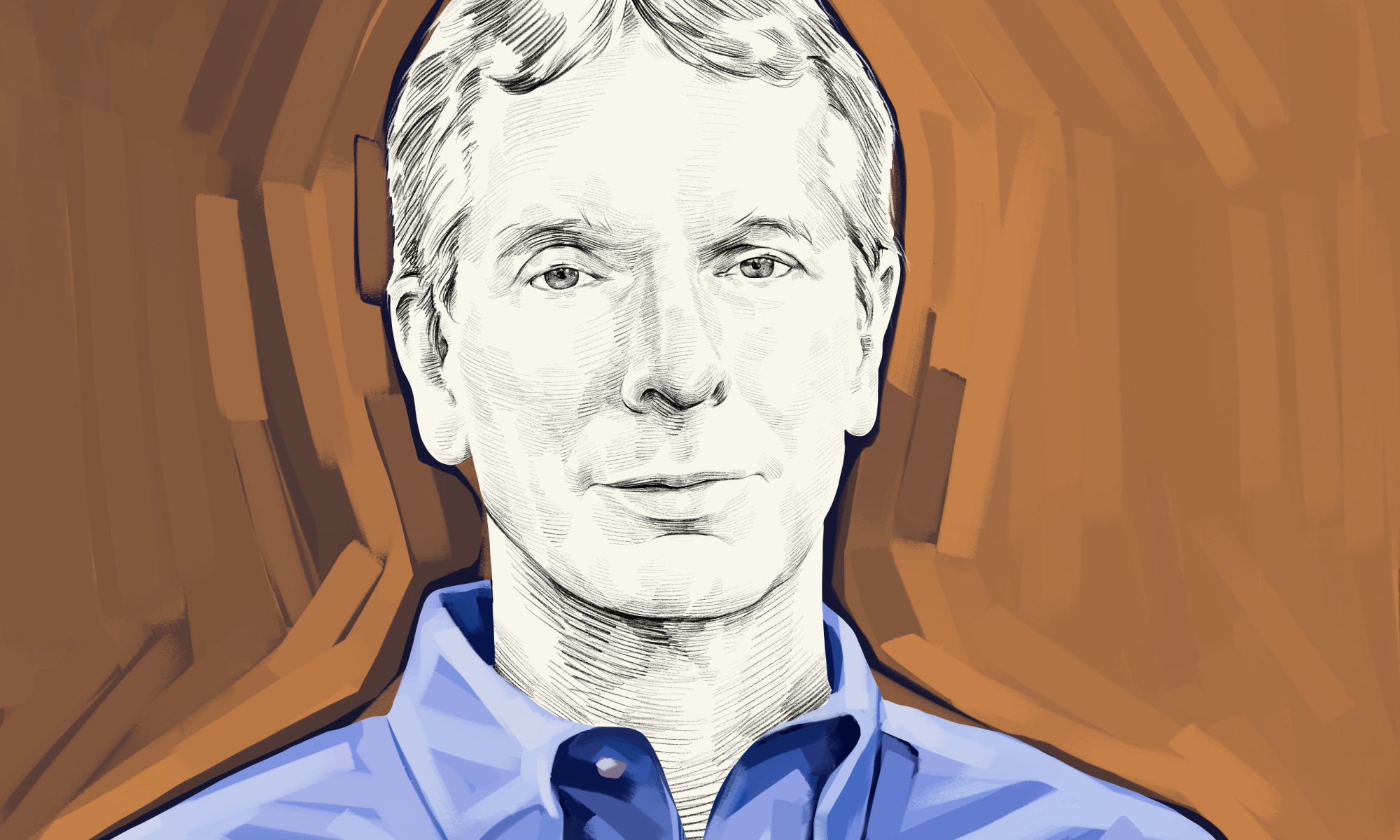 Artist's rendering of Donald Hoffman.