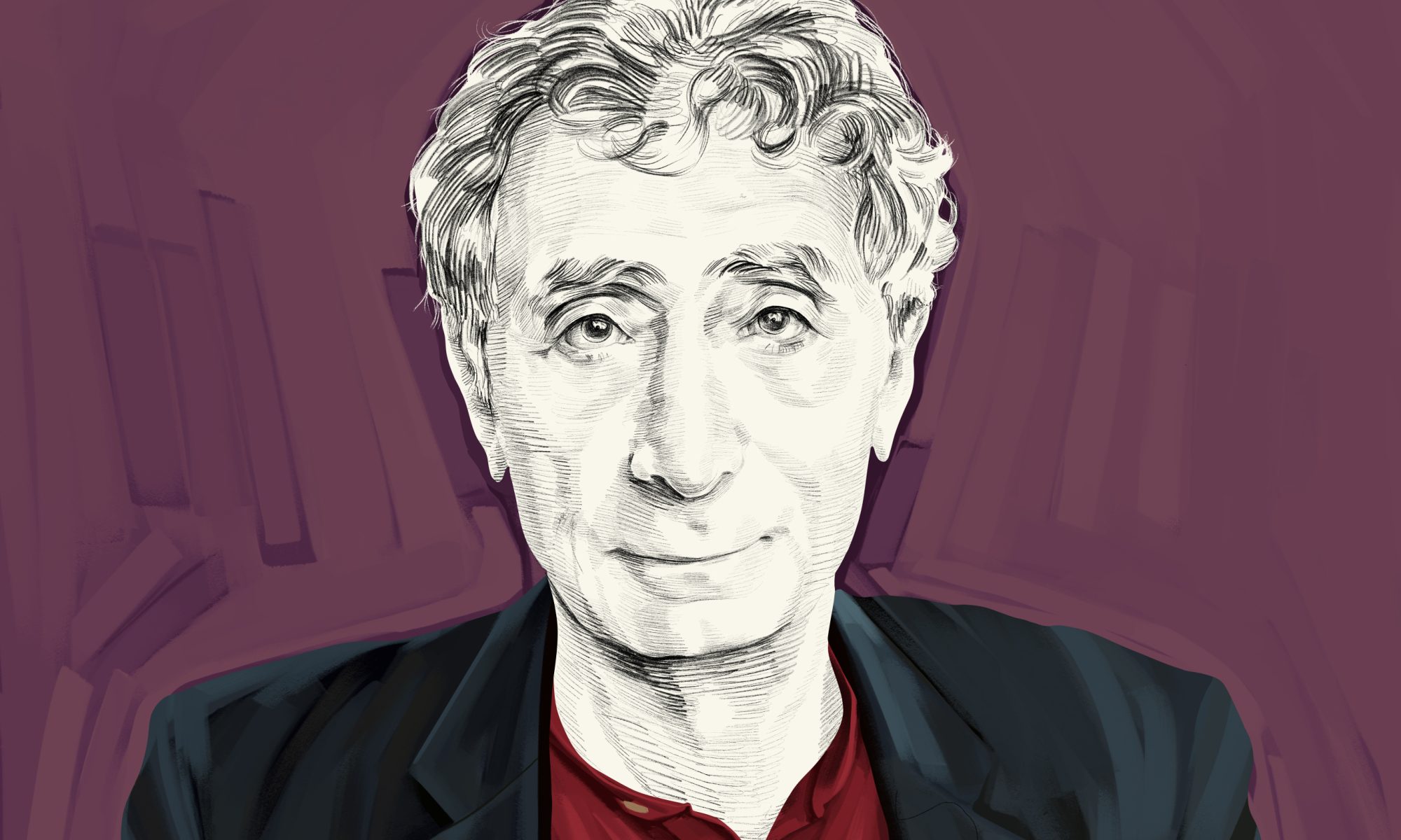 Artist's rendering of Dr. Gabor Maté.